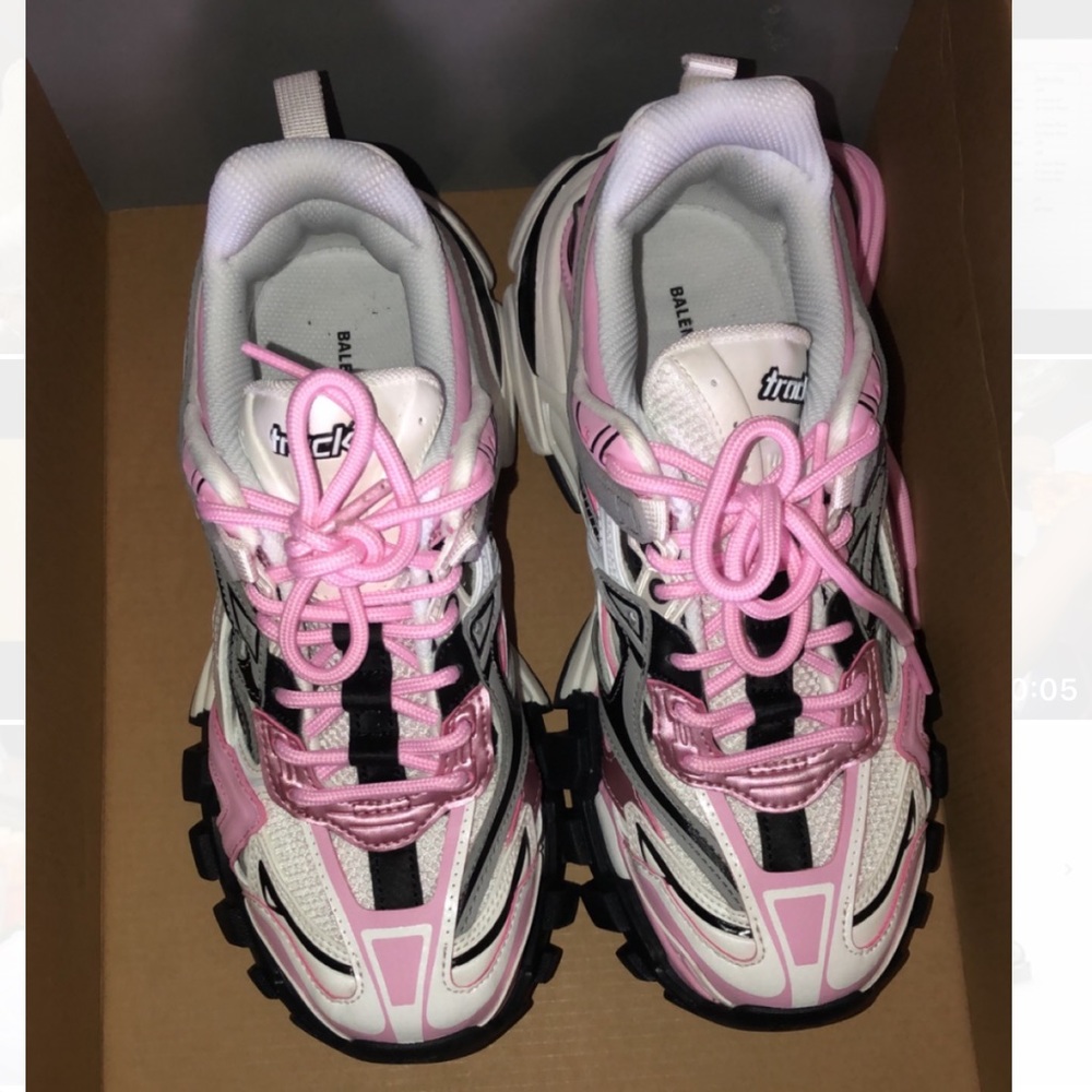 Pink black and white balenciagas for sale size 7 !